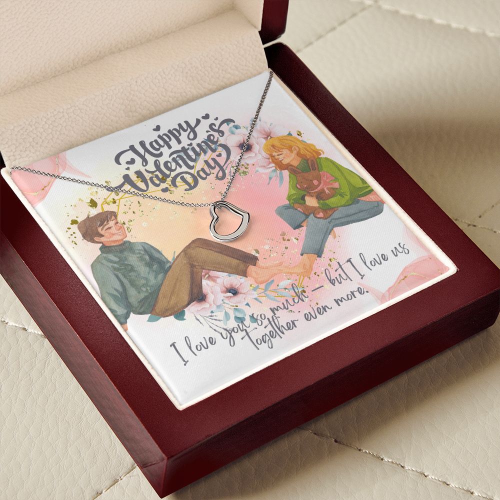 Valentine's Day | I love you so much - Delicate Heart Necklace