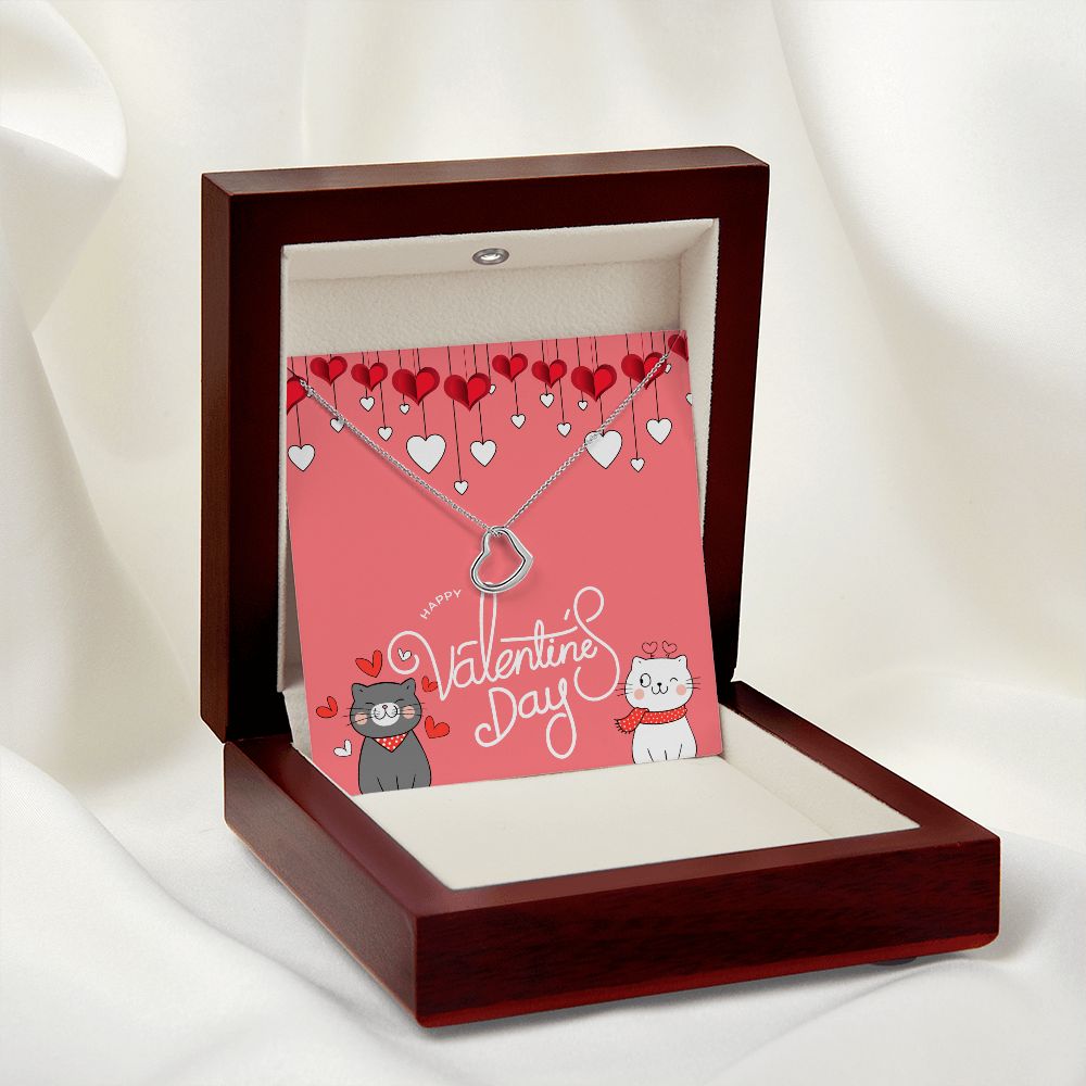 Valentine's Day | Be My Valentine - Delicate Heart Necklace