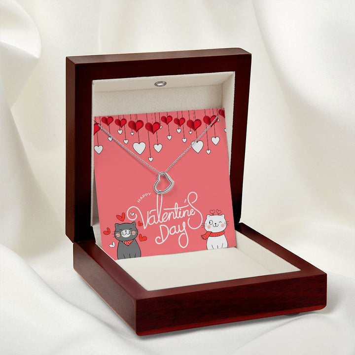 Valentine's Day | Be My Valentine - Delicate Heart Necklace