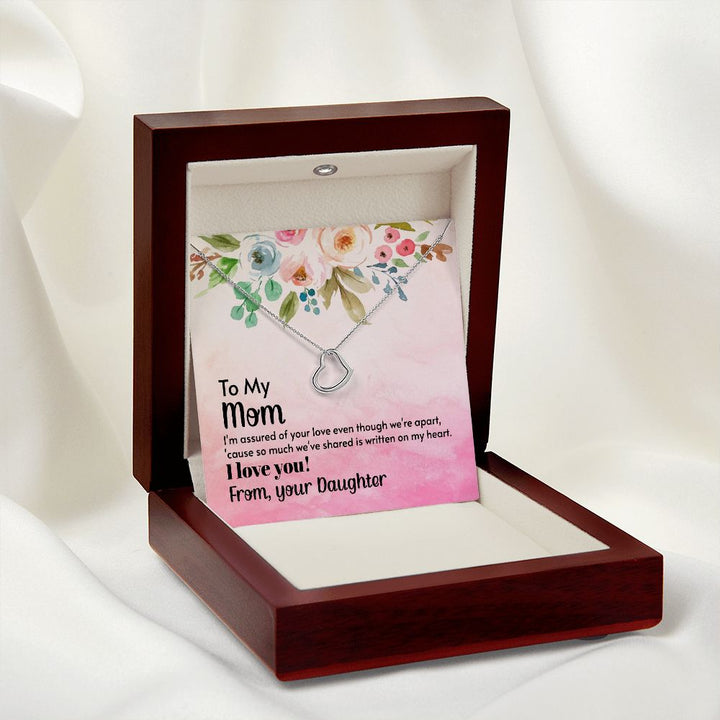 To My Mom | A Heart Full of Gratitude for Mom - Delicate Heart Necklace