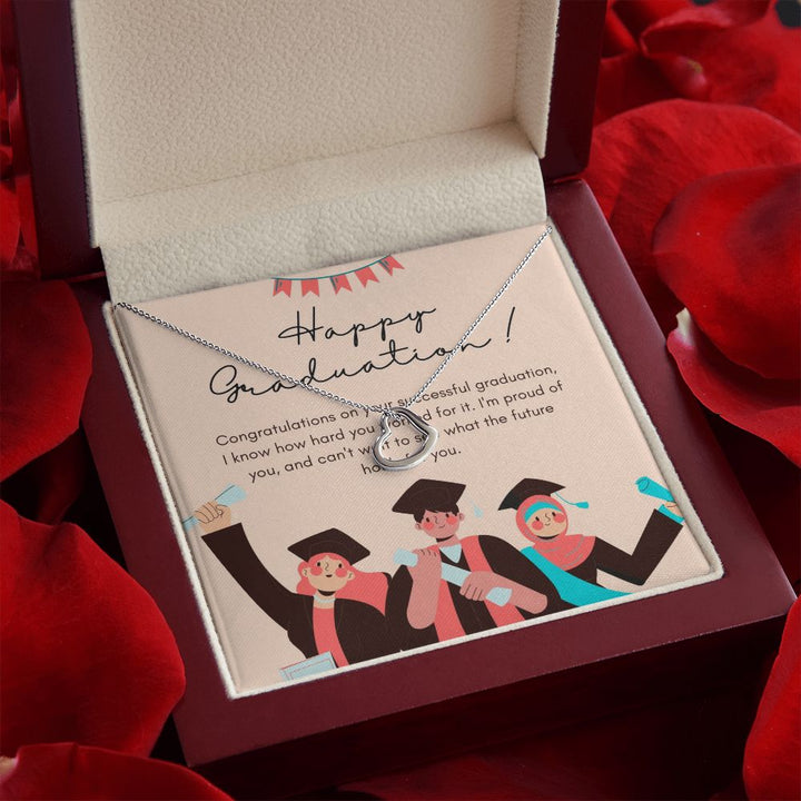 Happy Graduation | Congrats on Your Graduation: You Deserve It - Delicate Heart Necklace