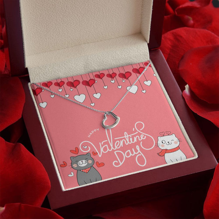 Valentine's Day | Be My Valentine - Delicate Heart Necklace
