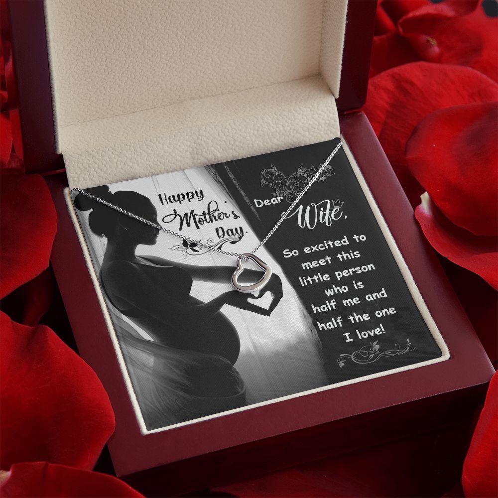 Happy Mother's Day | A mother's love knows no bounds, and yours shines bright - Delicate Heart Necklace