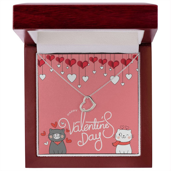 Valentine's Day | Be My Valentine - Delicate Heart Necklace