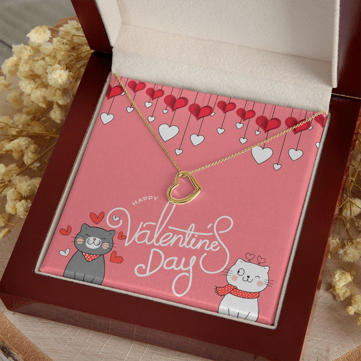 Valentine's Day | Be My Valentine - Delicate Heart Necklace