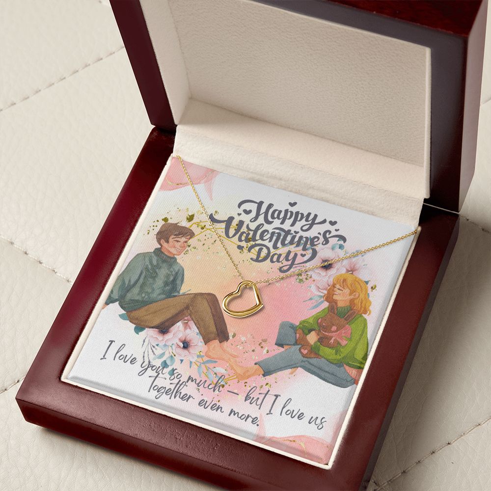 Valentine's Day | I love you so much - Delicate Heart Necklace