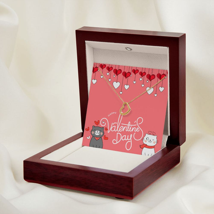 Valentine's Day | Be My Valentine - Delicate Heart Necklace
