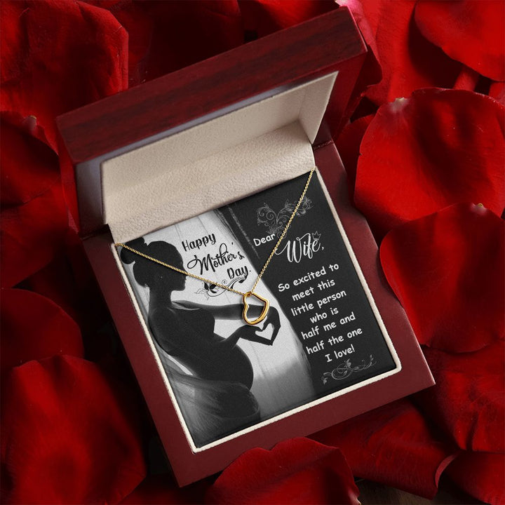 Happy Mother's Day | A mother's love knows no bounds, and yours shines bright - Delicate Heart Necklace