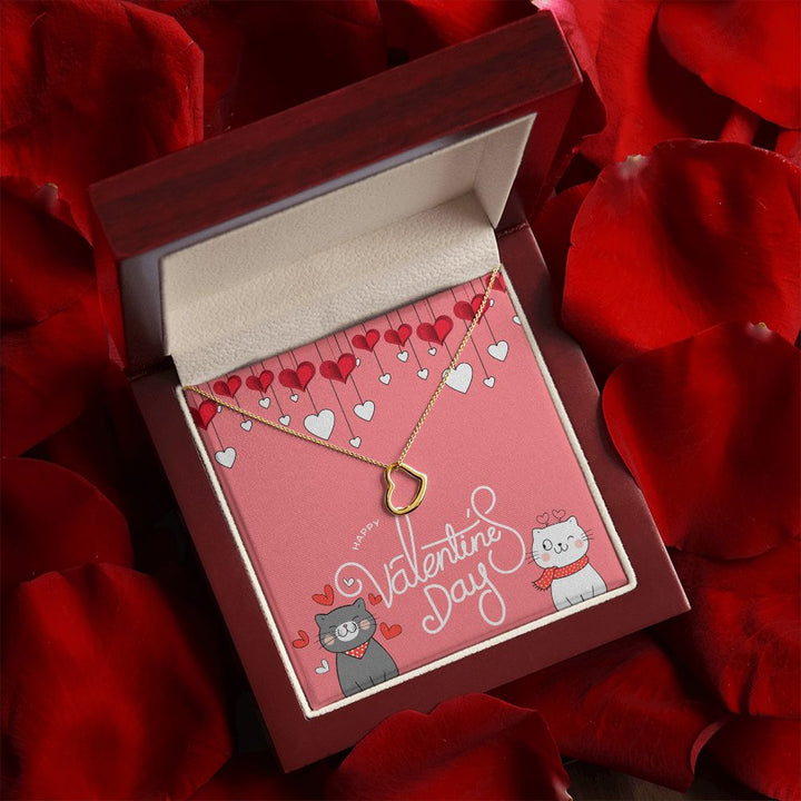 Valentine's Day | Be My Valentine - Delicate Heart Necklace
