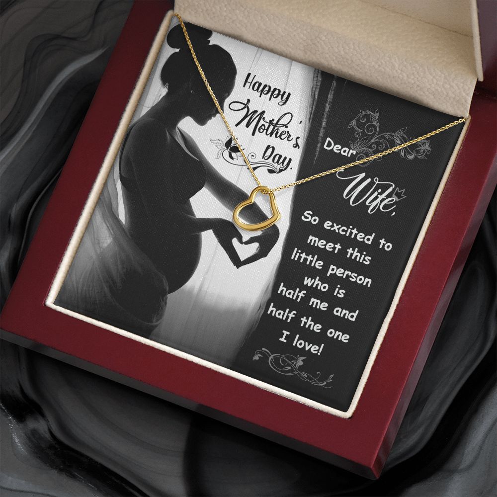 Happy Mother's Day | A mother's love knows no bounds, and yours shines bright - Delicate Heart Necklace