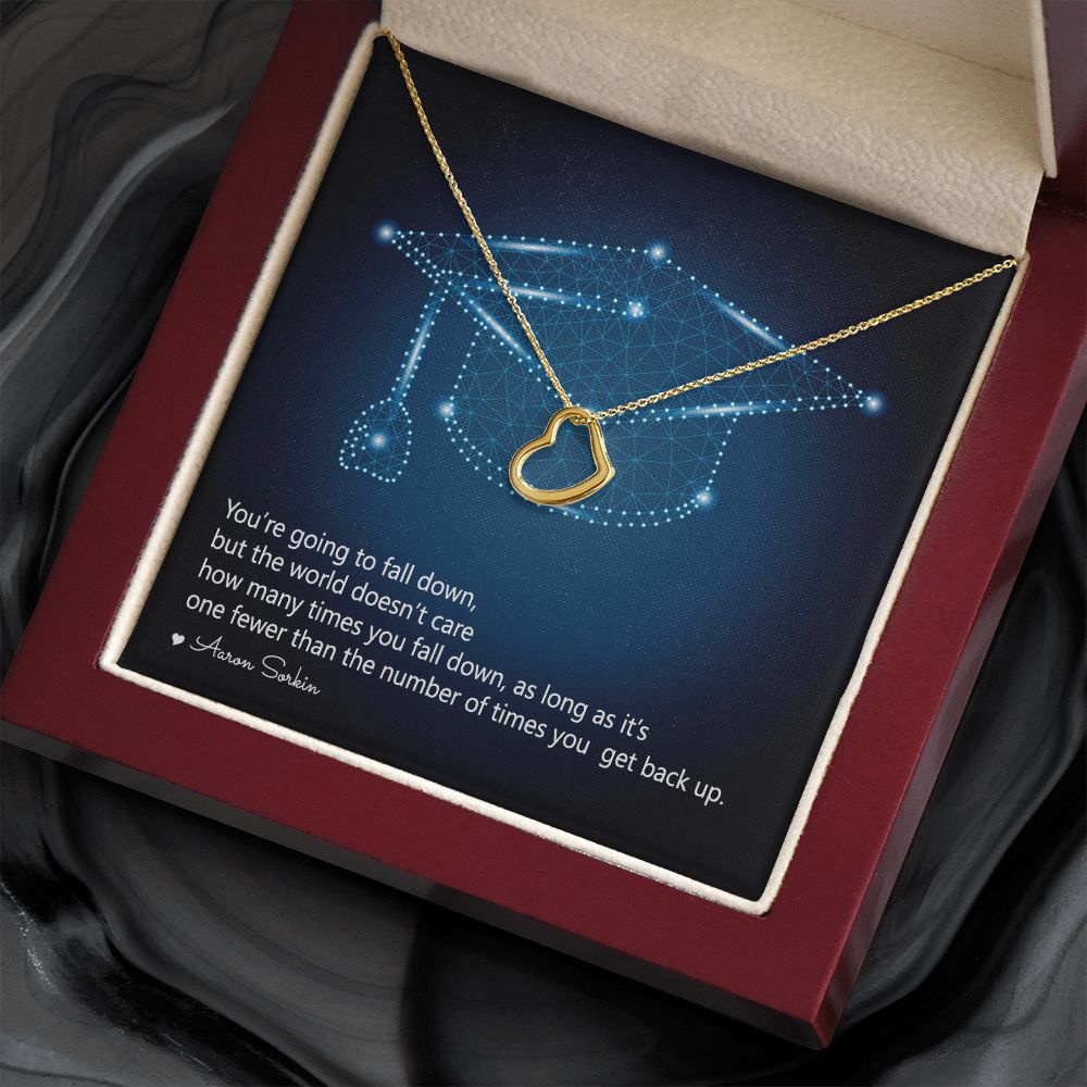 Happy Graduation | Fulfillment of a Promise - Delicate Heart Necklace