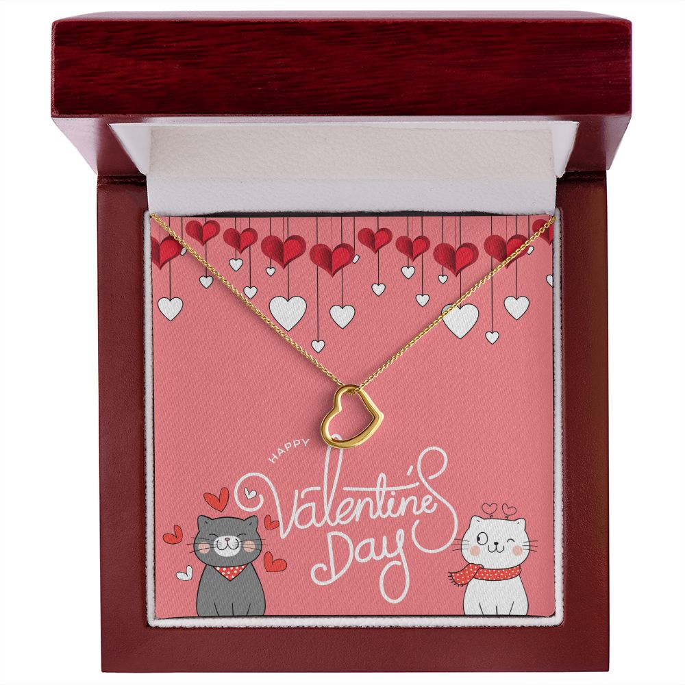 Valentine's Day | Be My Valentine - Delicate Heart Necklace