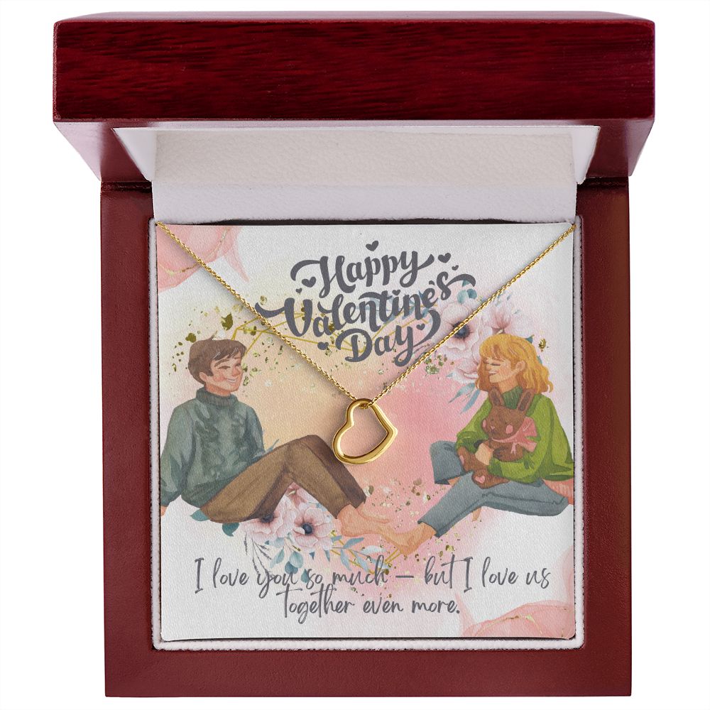 Valentine's Day | I love you so much - Delicate Heart Necklace