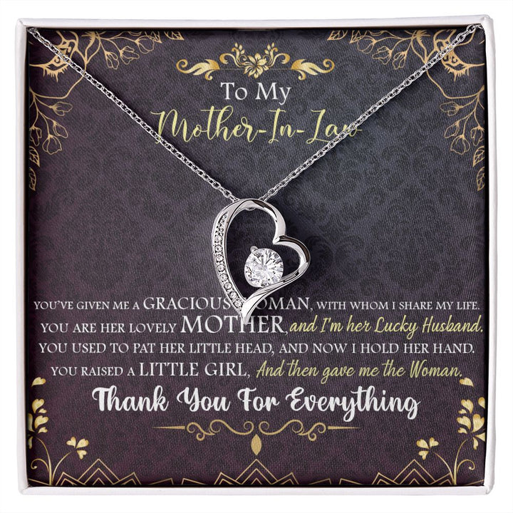 To My Mother-in-Law | Thank you for everything - Forever Love Necklace