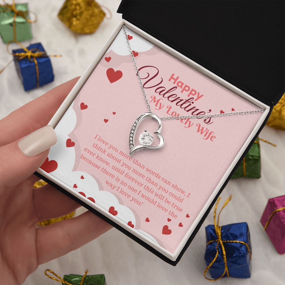Valentine's Day | My Lovely Wife - Forever Love Necklace