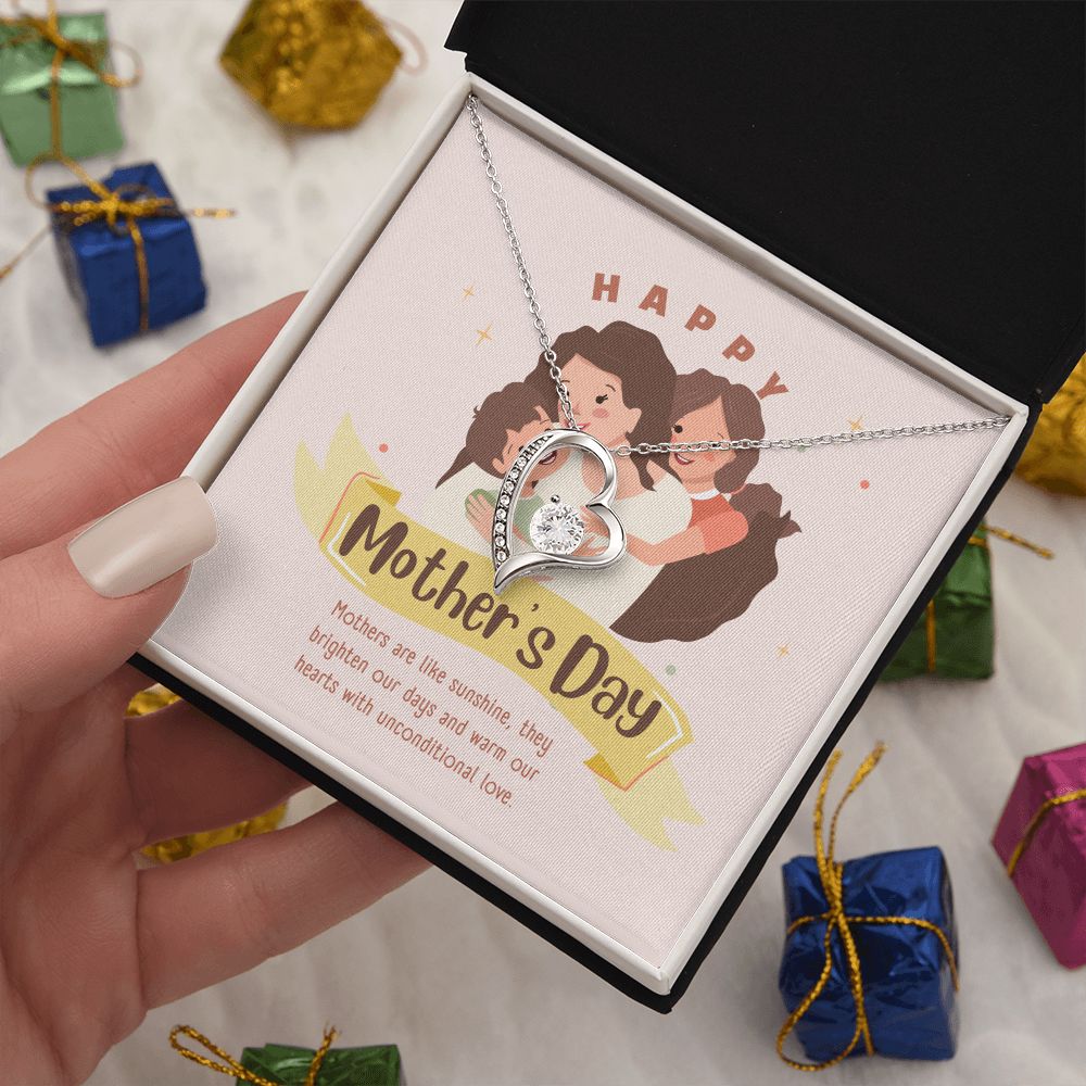 Happy Mother's Day | Mothers are like Sunshine - Forever Love Necklace