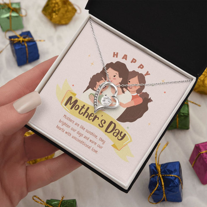 Happy Mother's Day | Mothers are like Sunshine - Forever Love Necklace
