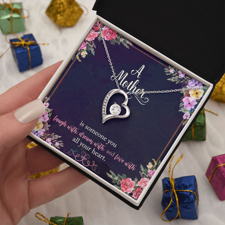 A Mother | Someone you love with all your heart - Forever Love Necklace