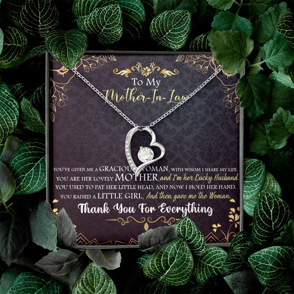 To My Mother-in-Law | Thank you for everything - Forever Love Necklace