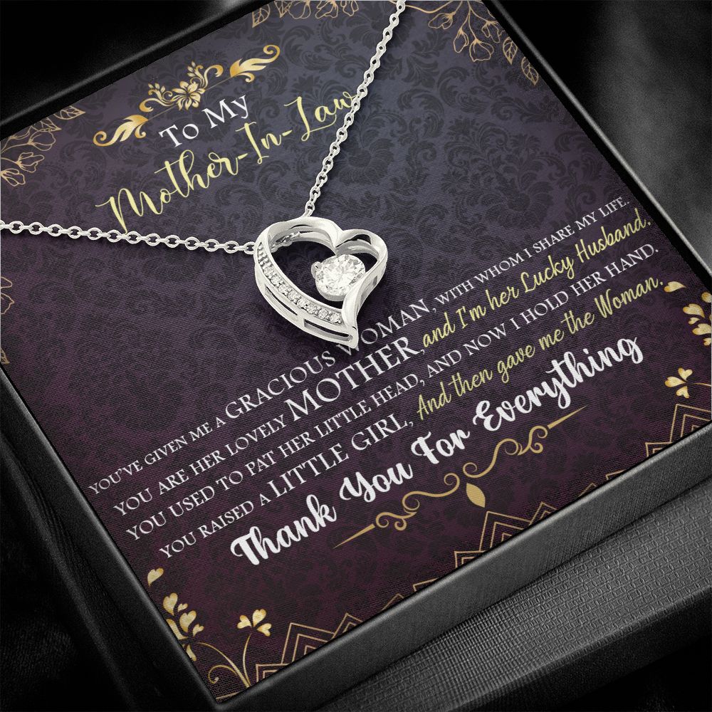 To My Mother-in-Law | Thank you for everything - Forever Love Necklace