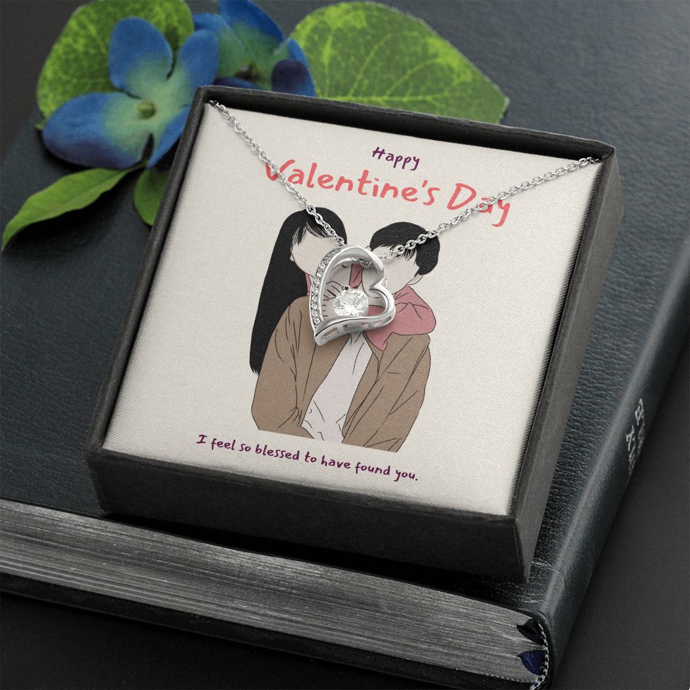 Happy Valentine's Day | I'm So Blessed to Have You in My Life - Forever Love Necklace