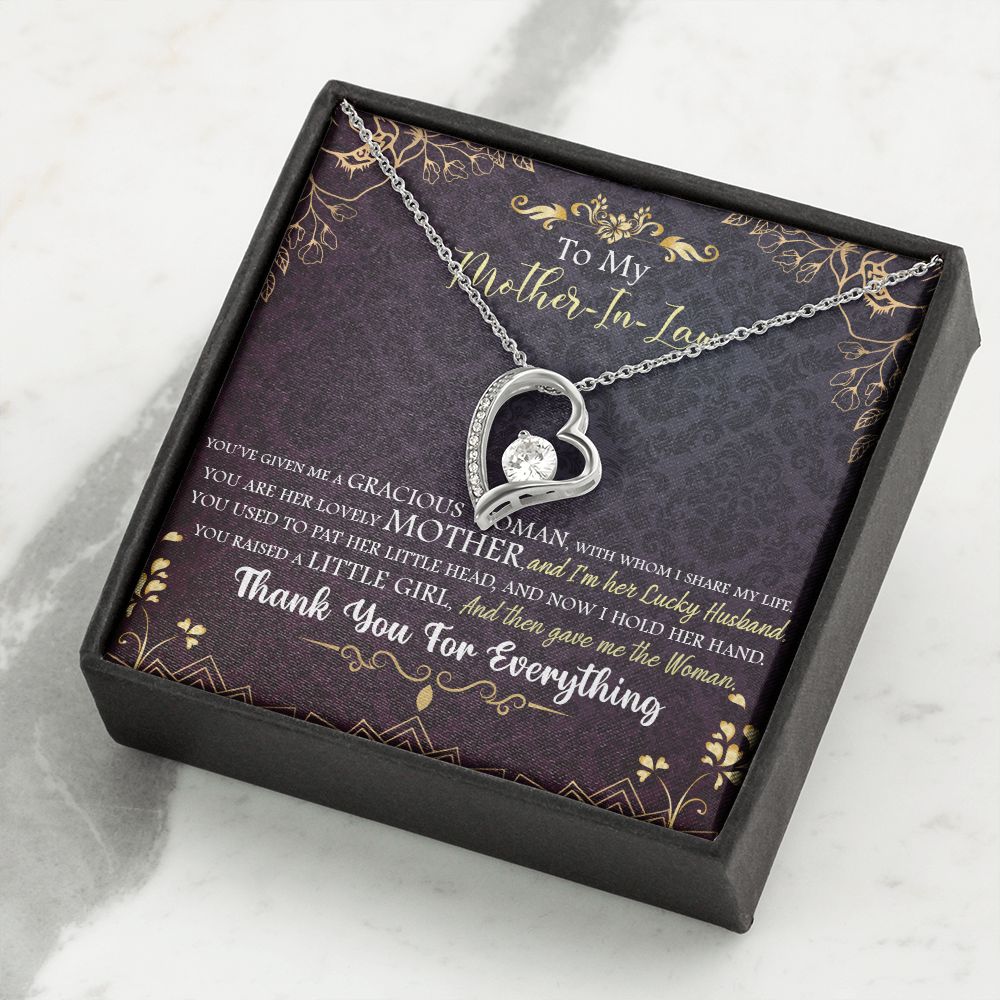To My Mother-in-Law | Thank you for everything - Forever Love Necklace