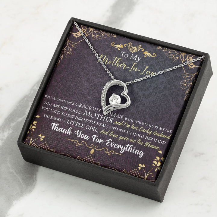 To My Mother-in-Law | Thank you for everything - Forever Love Necklace