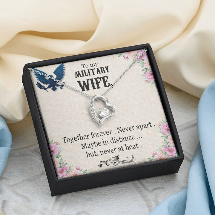 To My Wife | My Military Wife - Forever Love Necklace