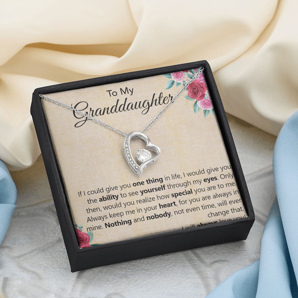 To My Granddaughter | The Special Person You Are to Me - Forever Love Necklace