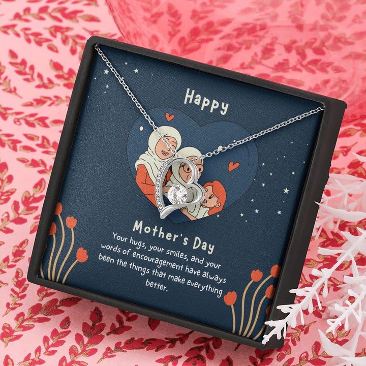 Happy Mother's Day | You Make everything Better - Forever Love Necklace