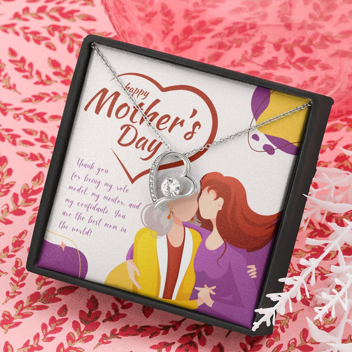 Happy Mother's Day | Thank you for being My role model - Forever Love Necklace
