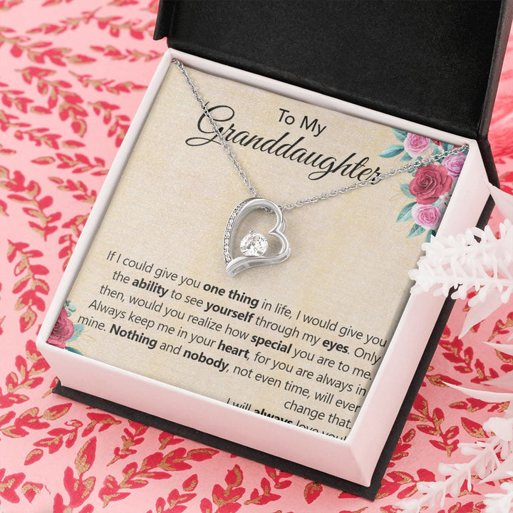 To My Granddaughter | The Special Person You Are to Me - Forever Love Necklace