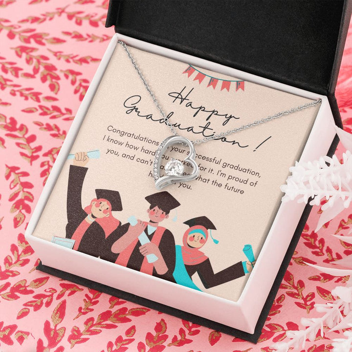 Happy Graduation | You've Graduated with Flying Colors - Forever Love Necklace