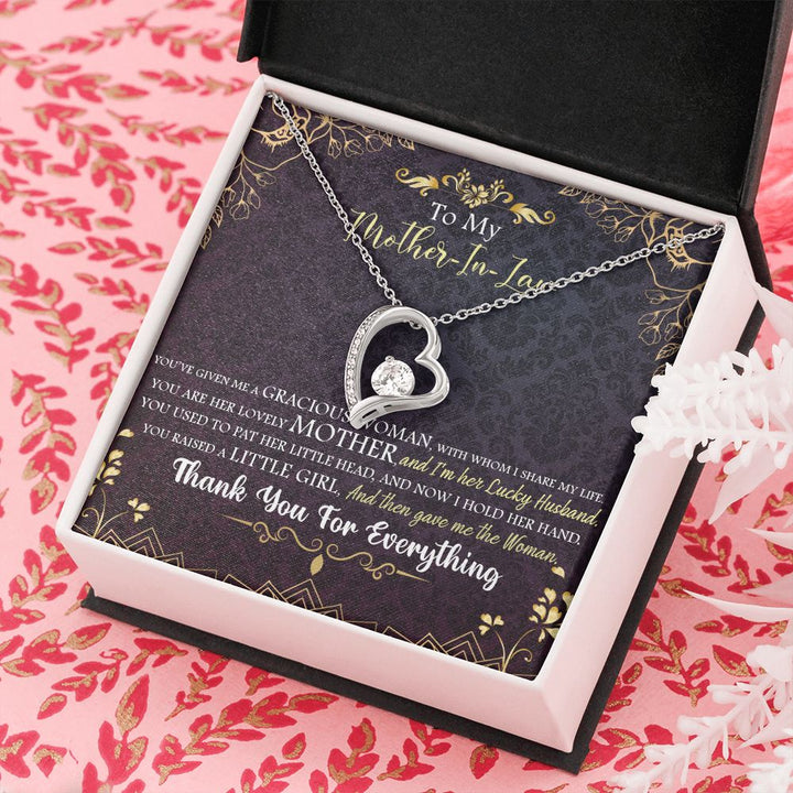 To My Mother-in-Law | Thank you for everything - Forever Love Necklace