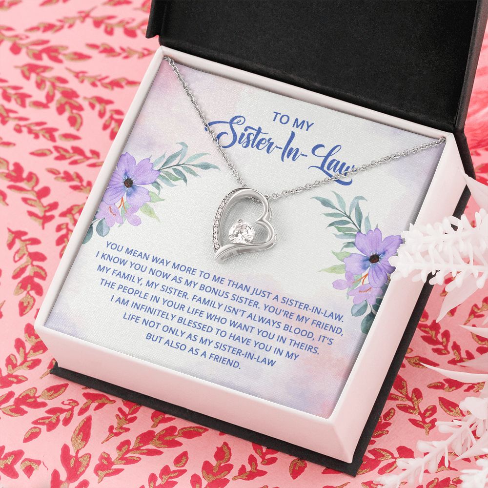 To My Sister-In-Law | The Joy of a Bonus Sister - Forever Love Necklace