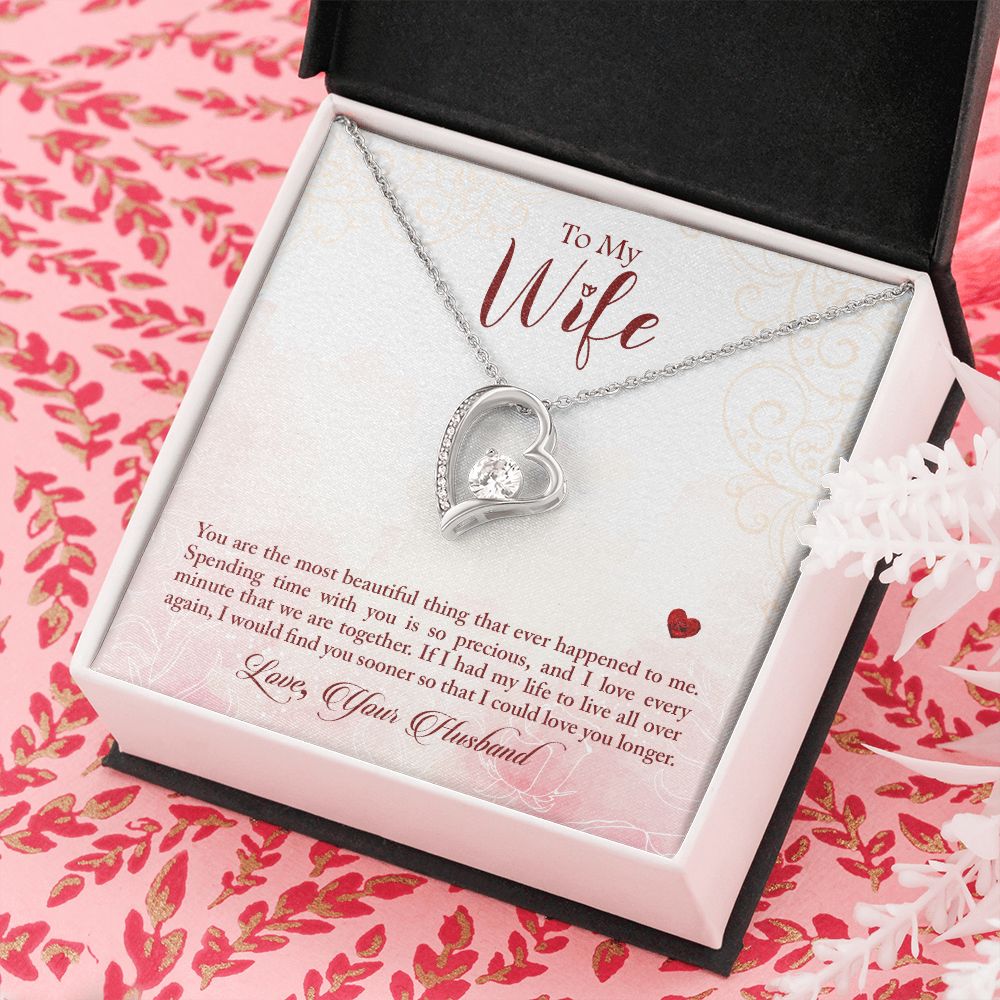 To My Wife | Forever With You - Forever Love Necklace