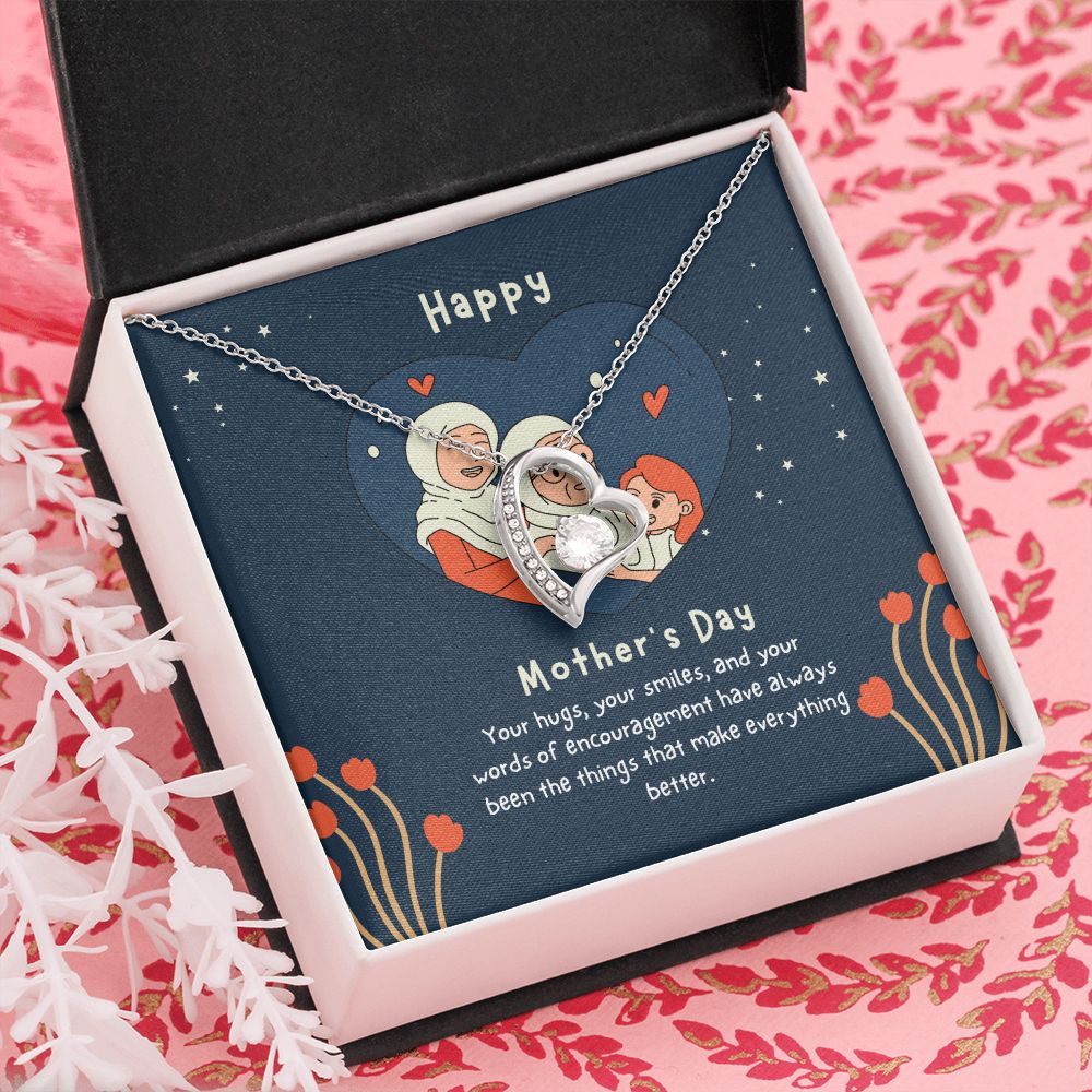 Happy Mother's Day | You Make everything Better - Forever Love Necklace