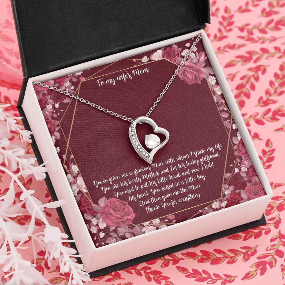 To My Mother-in-Law | Thank you for raising such an incredible daughter and wife - Forever Love Necklace