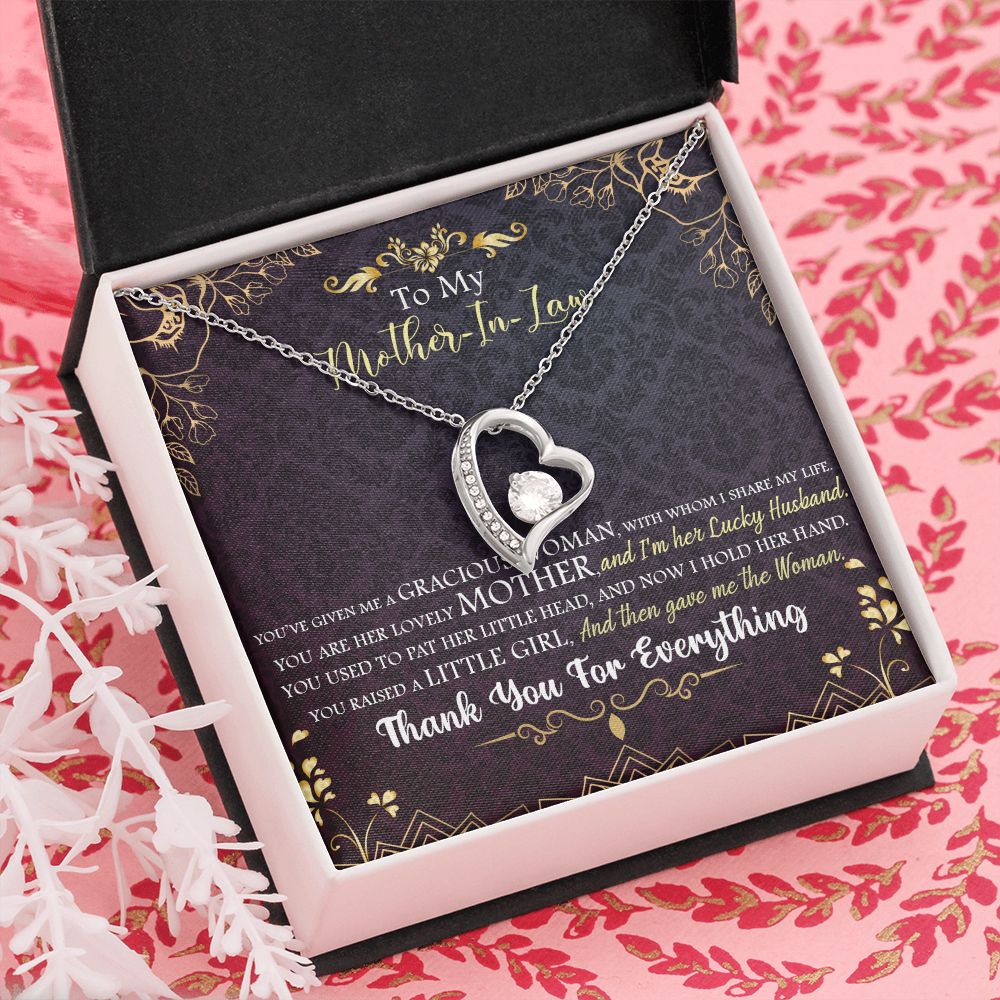 To My Mother-in-Law | Thank you for everything - Forever Love Necklace