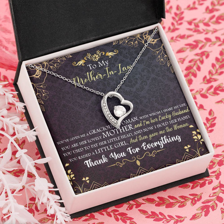To My Mother-in-Law | Thank you for everything - Forever Love Necklace