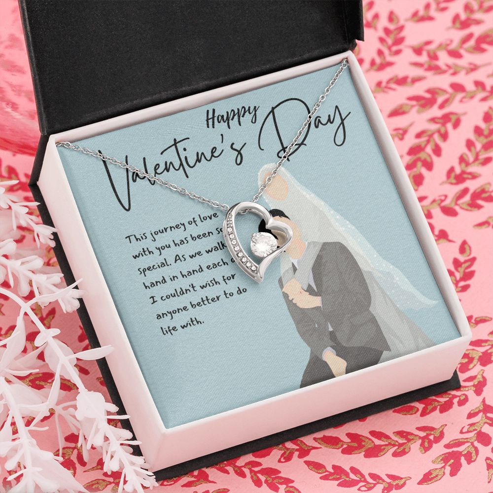 Happy Valentine's Day | A Love to Last a Lifetime - Forever Love Necklace