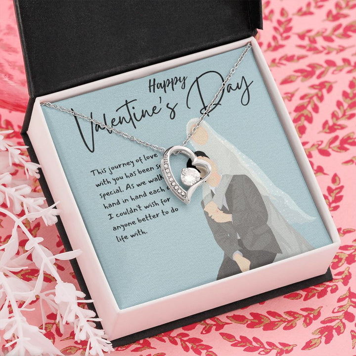 Happy Valentine's Day | A Love to Last a Lifetime - Forever Love Necklace