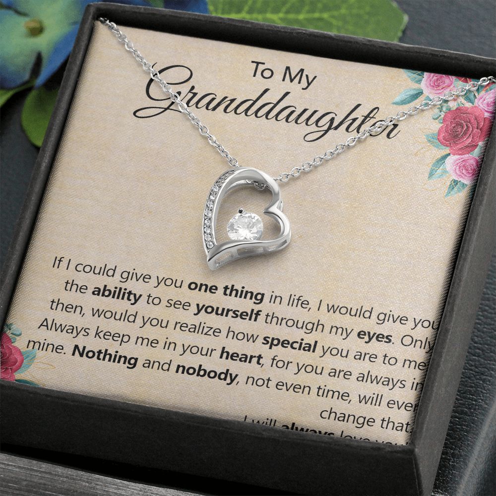 To My Granddaughter | The Special Person You Are to Me - Forever Love Necklace