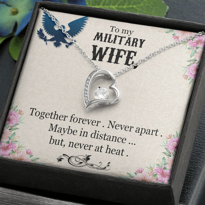To My Wife | My Military Wife - Forever Love Necklace