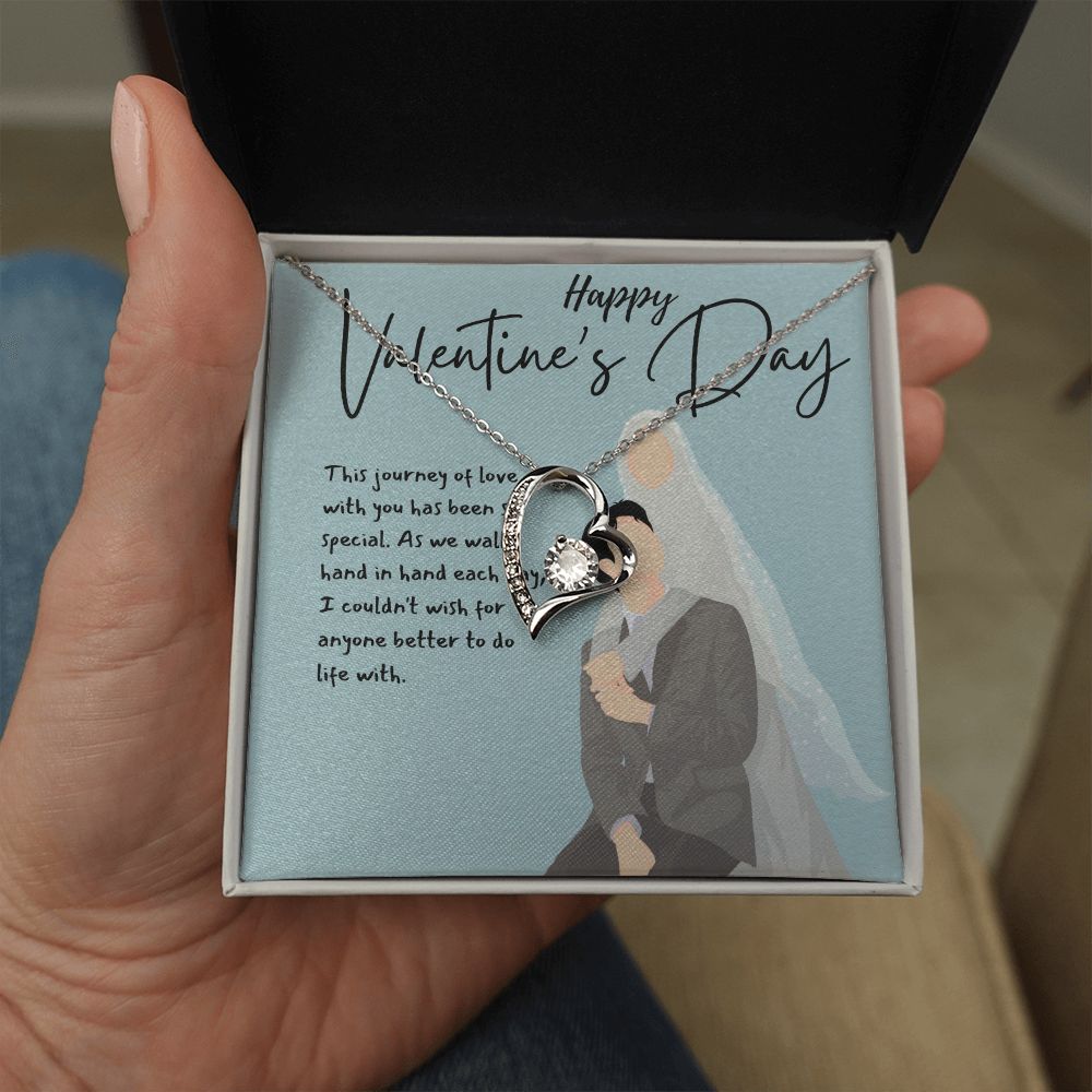 Happy Valentine's Day | A Love to Last a Lifetime - Forever Love Necklace