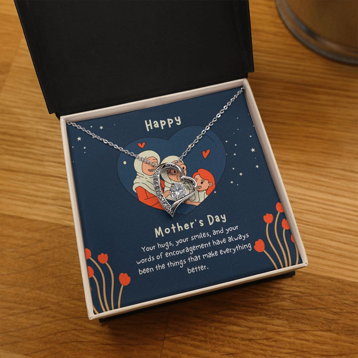 Happy Mother's Day | You Make everything Better - Forever Love Necklace