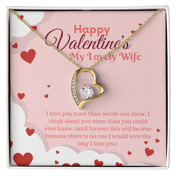 Valentine's Day | My Lovely Wife - Forever Love Necklace