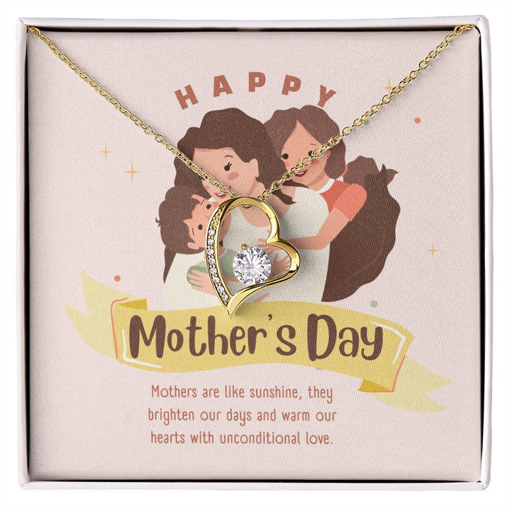 Happy Mother's Day | Mothers are like Sunshine - Forever Love Necklace