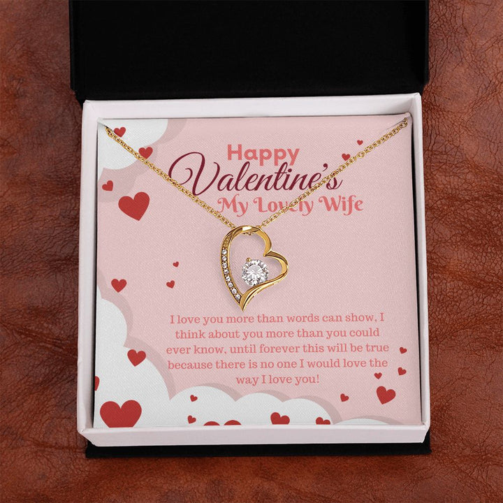 Valentine's Day | My Lovely Wife - Forever Love Necklace