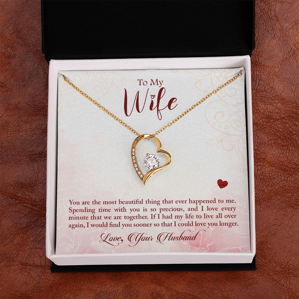 To My Wife | Forever With You - Forever Love Necklace